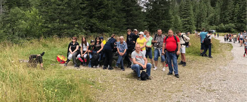 Wypoczynek w górach.